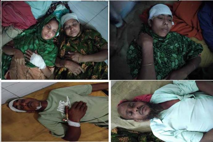 চরফ্যাসনের ঢালচরে কাদের বাহীনির তান্ডব, শ্রমিকদলের সম্পাদকসহ ৬জনকে কুপিয়ে জখম